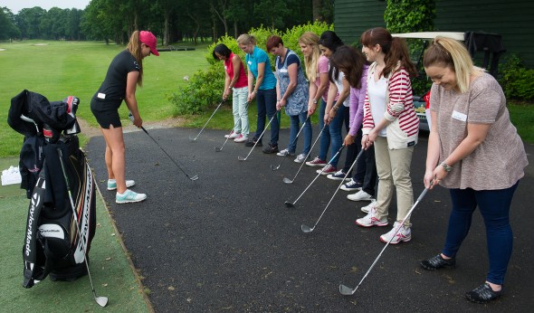 Ladies European Tour Star Joins Beginners For Worldwide Women’s Golf Day At Stoke Park