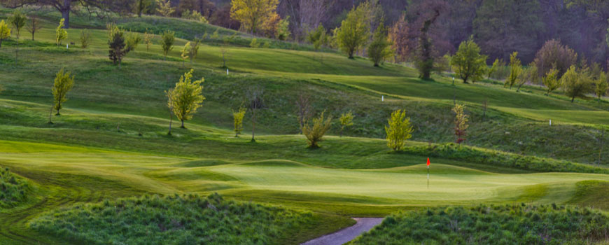 Red and Yellow Course at Cumberwell Park Golf Club Image